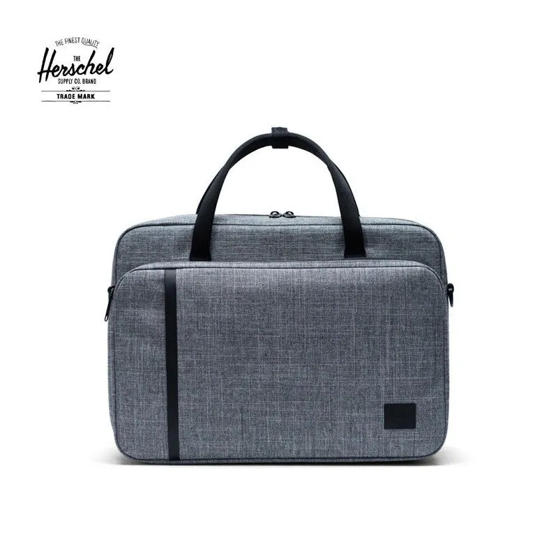 Herschel Gibson 18L Messenger Bag Unisex - Raven Crosshatch CORE