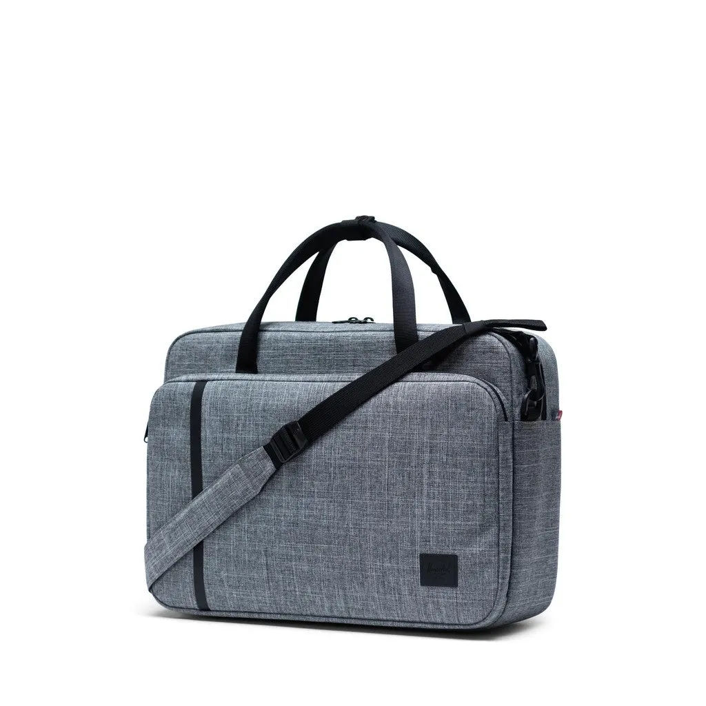 Herschel Gibson 18L Messenger Bag Unisex - Raven Crosshatch CORE