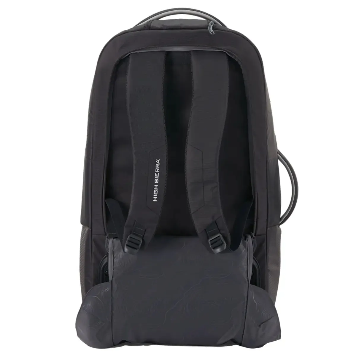 High Sierra Composite V4 76 cm Wheeled Duffle with Hidden Backpack Straps - Silver / Metal Grey