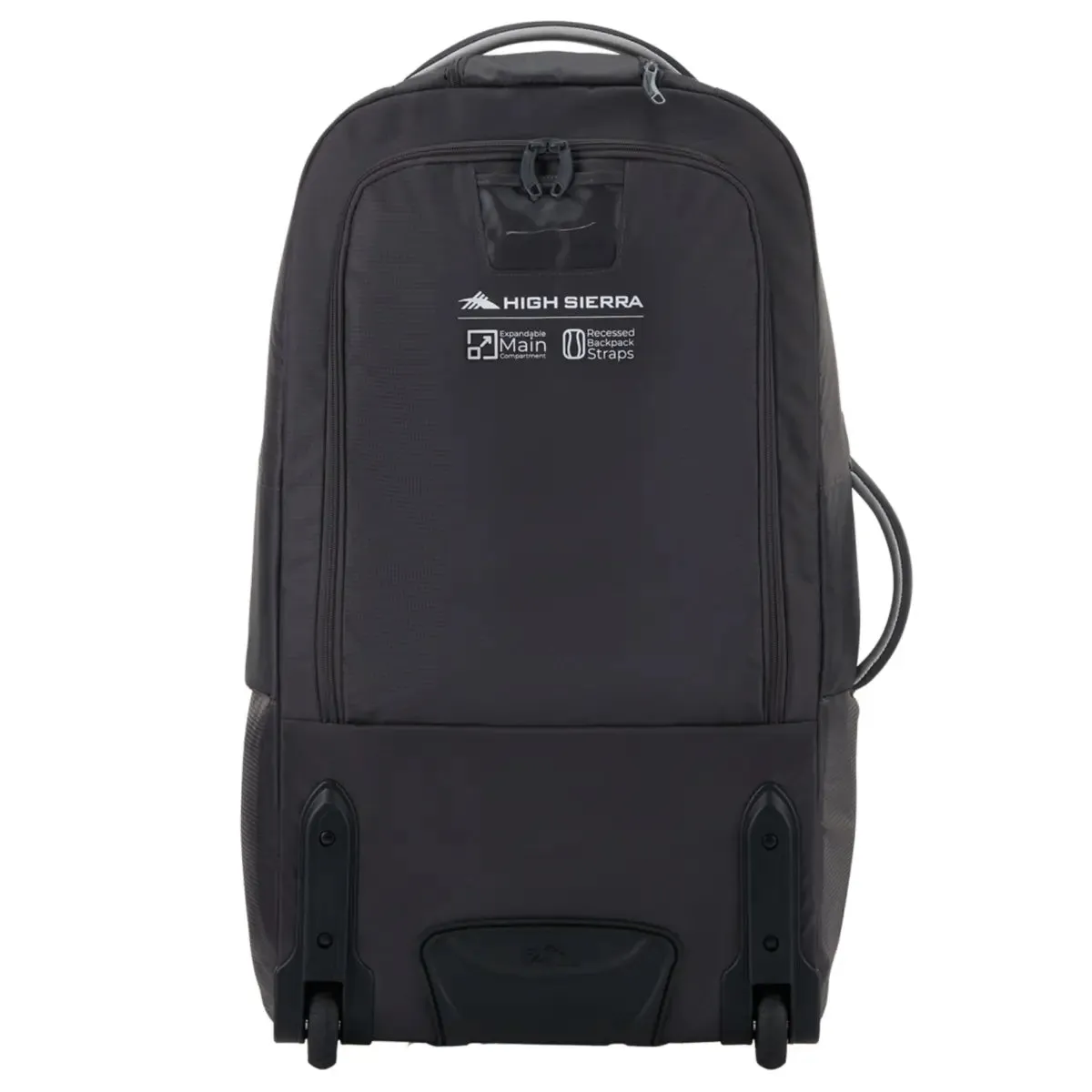 High Sierra Composite V4 76 cm Wheeled Duffle with Hidden Backpack Straps - Silver / Metal Grey