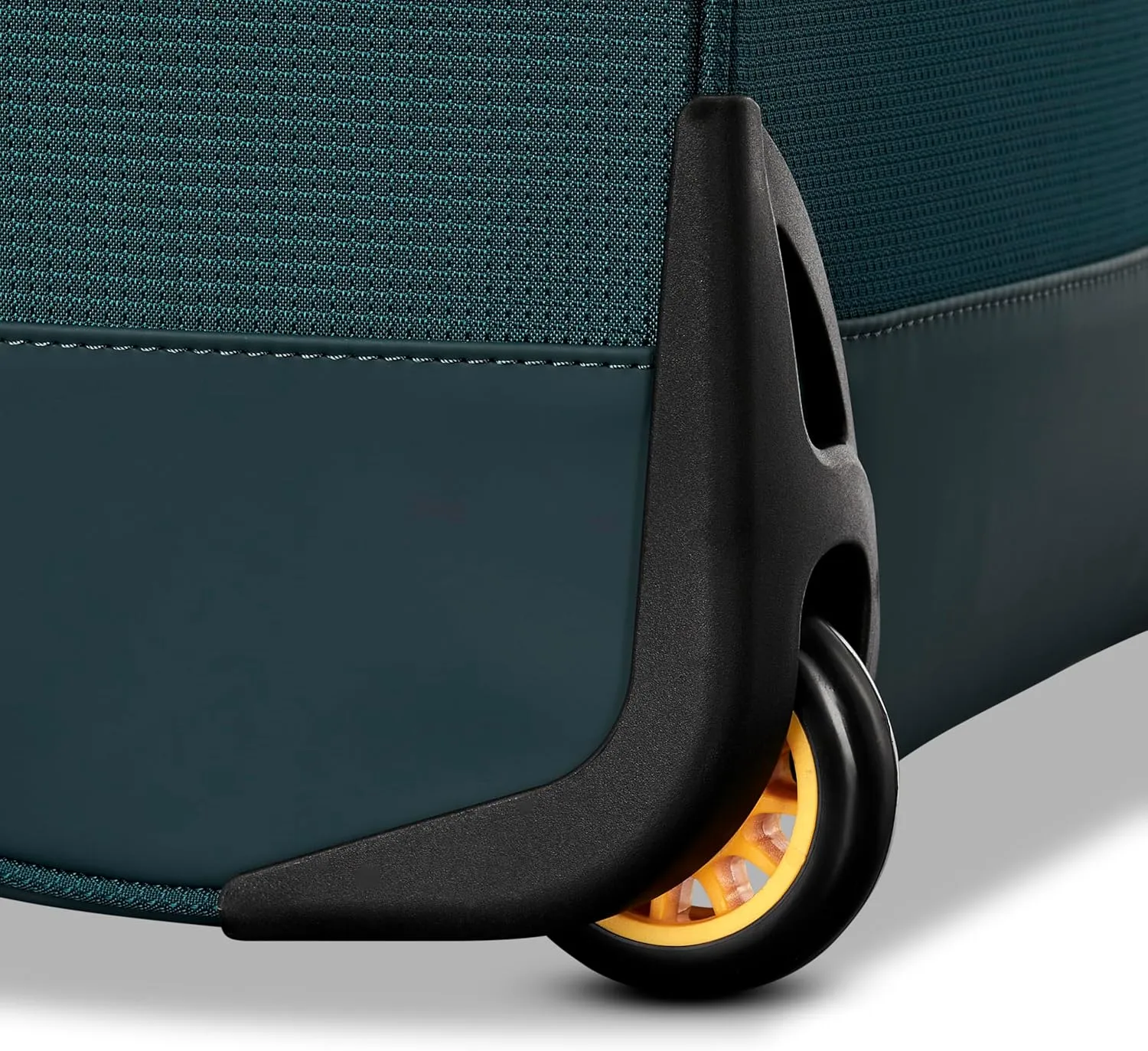 High Sierra Hi-Life 31-Inch Large Wheeled Duffle - Features Smooth Rolling Wheels, WetPak Pockets, Stack-It Strap, Adjustable Handle, Fleece Pocket, Padded Laptop Sleeve, Expandable - Green/Yellow
