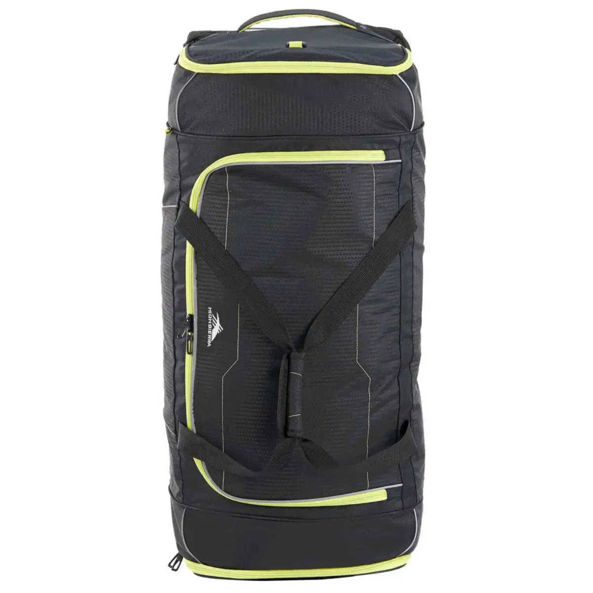 High Sierra Ultimate Access 3 - 91 cm Wheeled Drop Bottom Duffle - Black / Lime Green