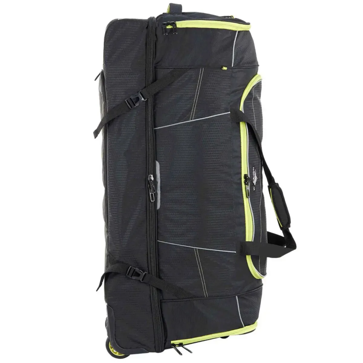 High Sierra Ultimate Access 3 - 91 cm Wheeled Drop Bottom Duffle - Black / Lime Green