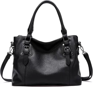 Hobo Tote Bag for Women Large Vegan Leather Purse with Adjustable Shoulder Strap
