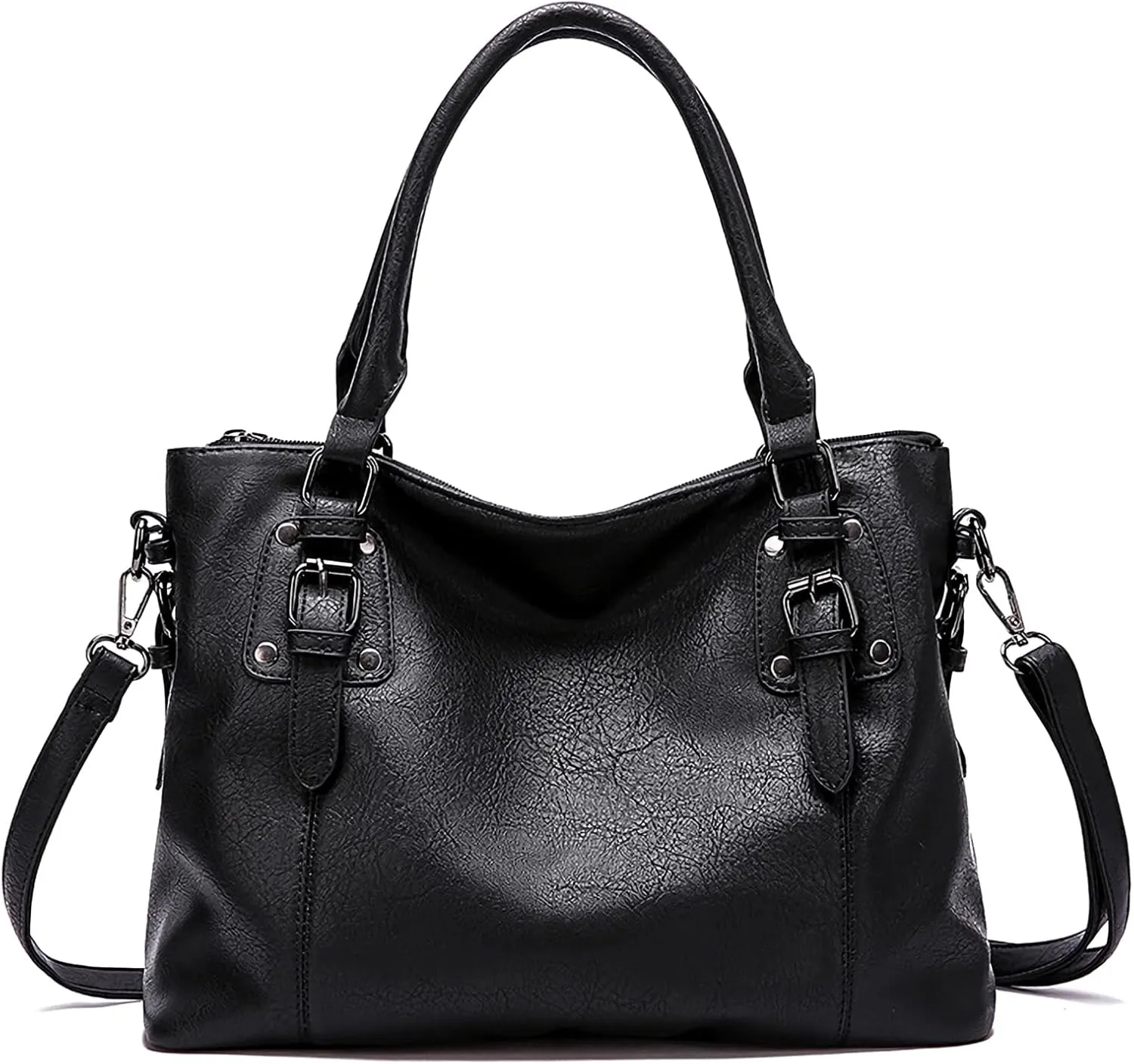 Hobo Tote Bag for Women Large Vegan Leather Purse with Adjustable Shoulder Strap
