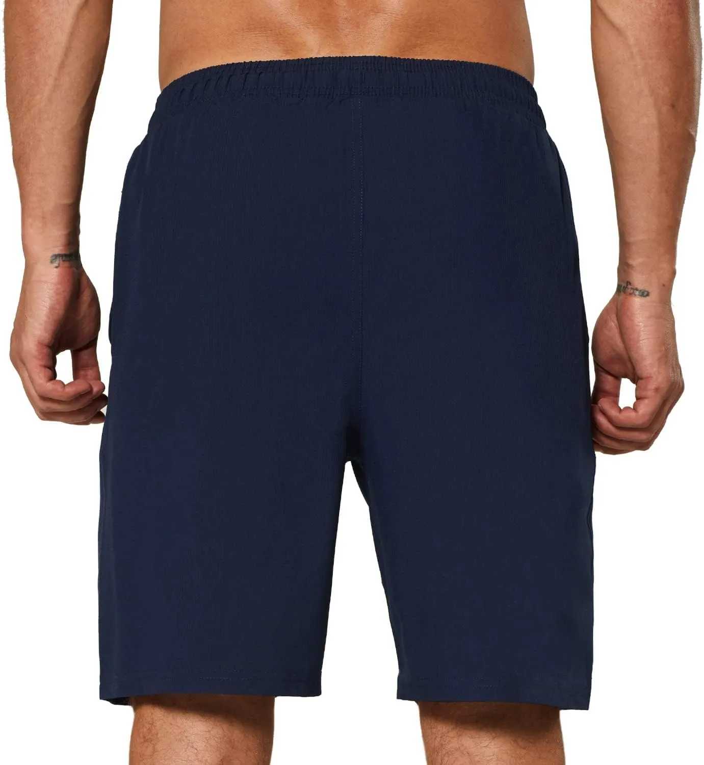 HODOSPORTS Mens Swim Trunks with Compression Liner 9 Inch Quick Dry Swim Shorts with Pockets Swim Suit