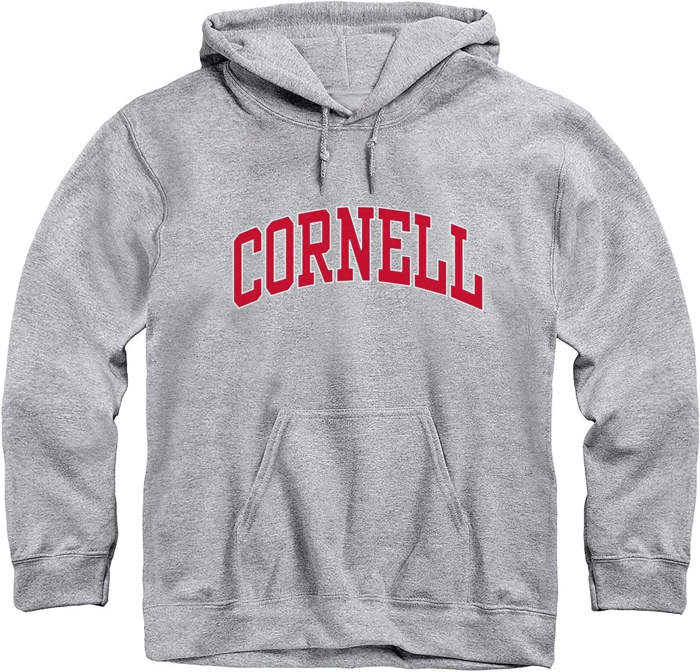 Hooded Sweatshirt, Unisex, Essential Logo, Premium Grey Heavyweight Cotton
