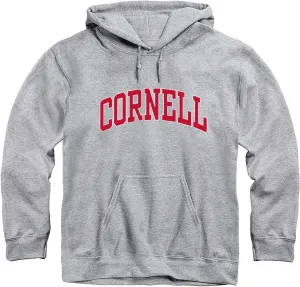Hooded Sweatshirt, Unisex, Essential Logo, Premium Grey Heavyweight Cotton