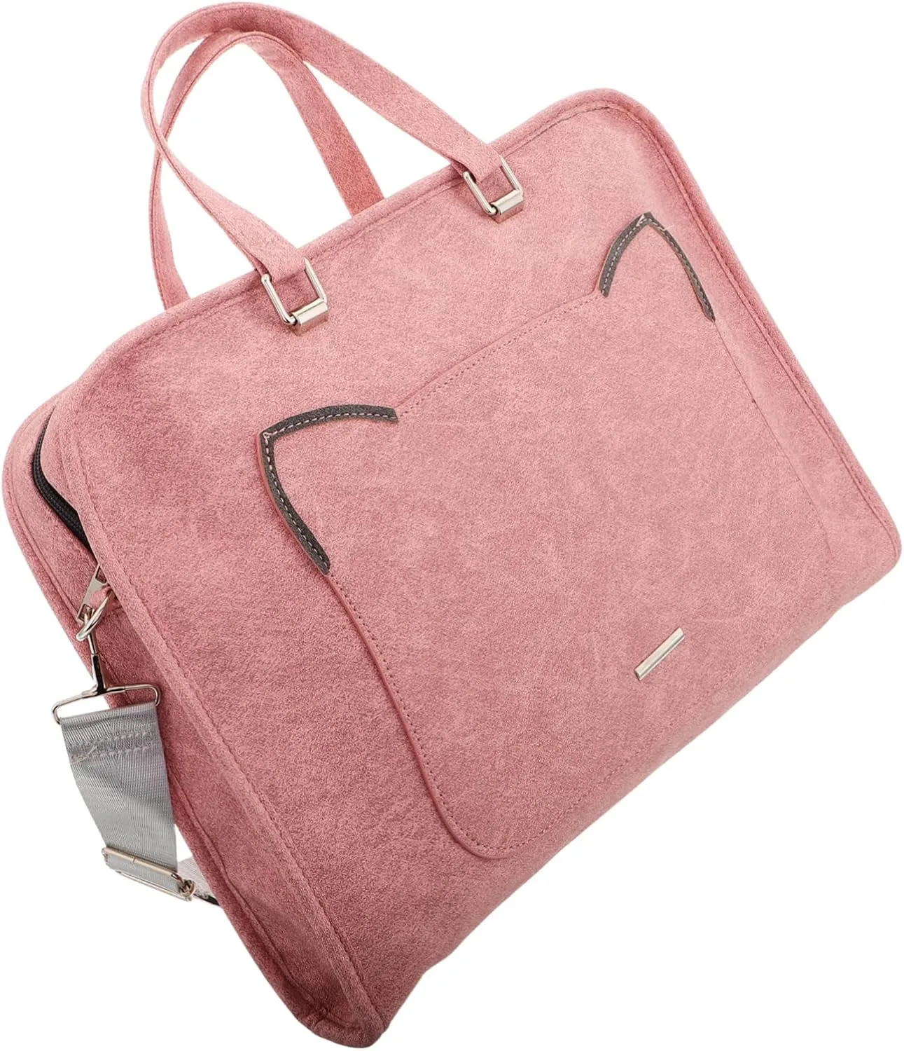 Housoutil Multi-function Laptop Tote Bag for Women Large Capacity School Bag Nurse Teacher Rolling Briefcase Shockproof for Office Casual