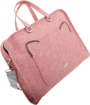 Housoutil Multi-function Laptop Tote Bag for Women Large Capacity School Bag Nurse Teacher Rolling Briefcase Shockproof for Office Casual