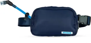Hydration Cross Body with Bladder, 17oz BPA-Free, Hands-Free Design, Secure Pockets, Ideal for Athletic Outdoor Activities, Travel and More - Blue