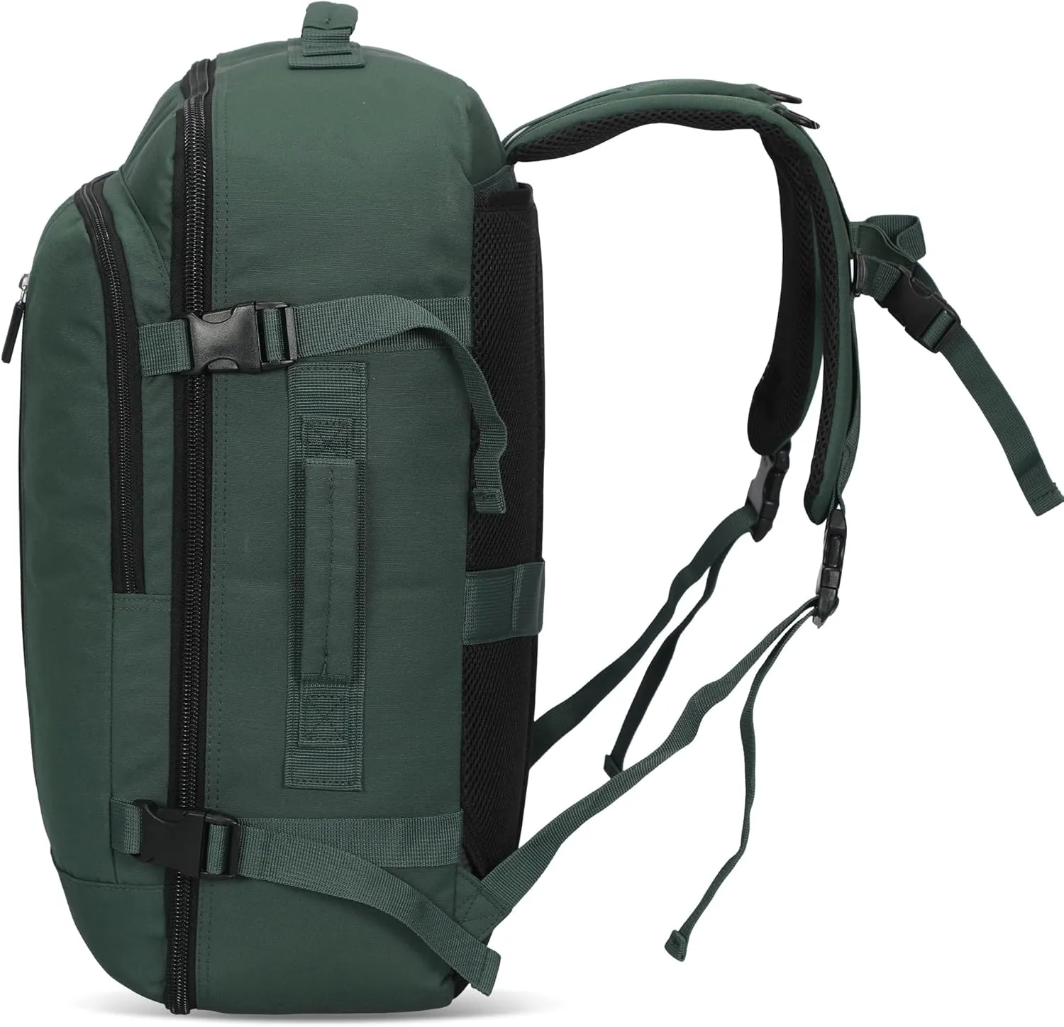 Hynes Eagle Carry on Backpack 38L Large Travel Backpack for Women Flight Approved Weekender Bag Laptop Backpack Men 15 inches Oliver Green