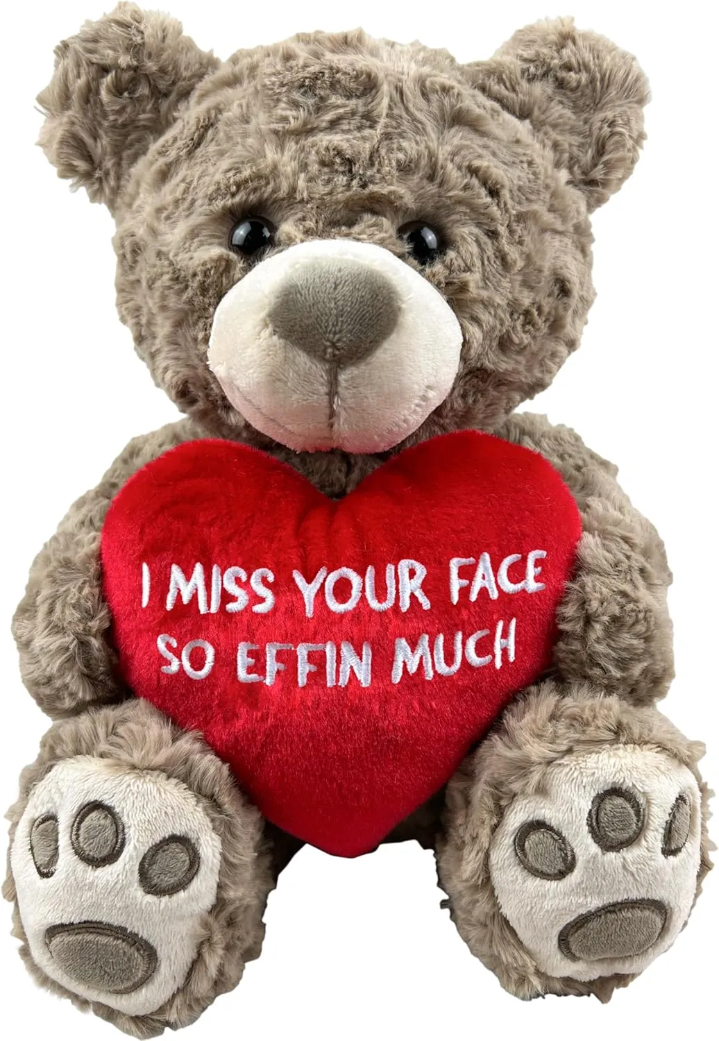 I Miss Your Face Teddy Bear 10” Sitting | I Miss You Gifts for Her | Funny Gifts for Girlfriend