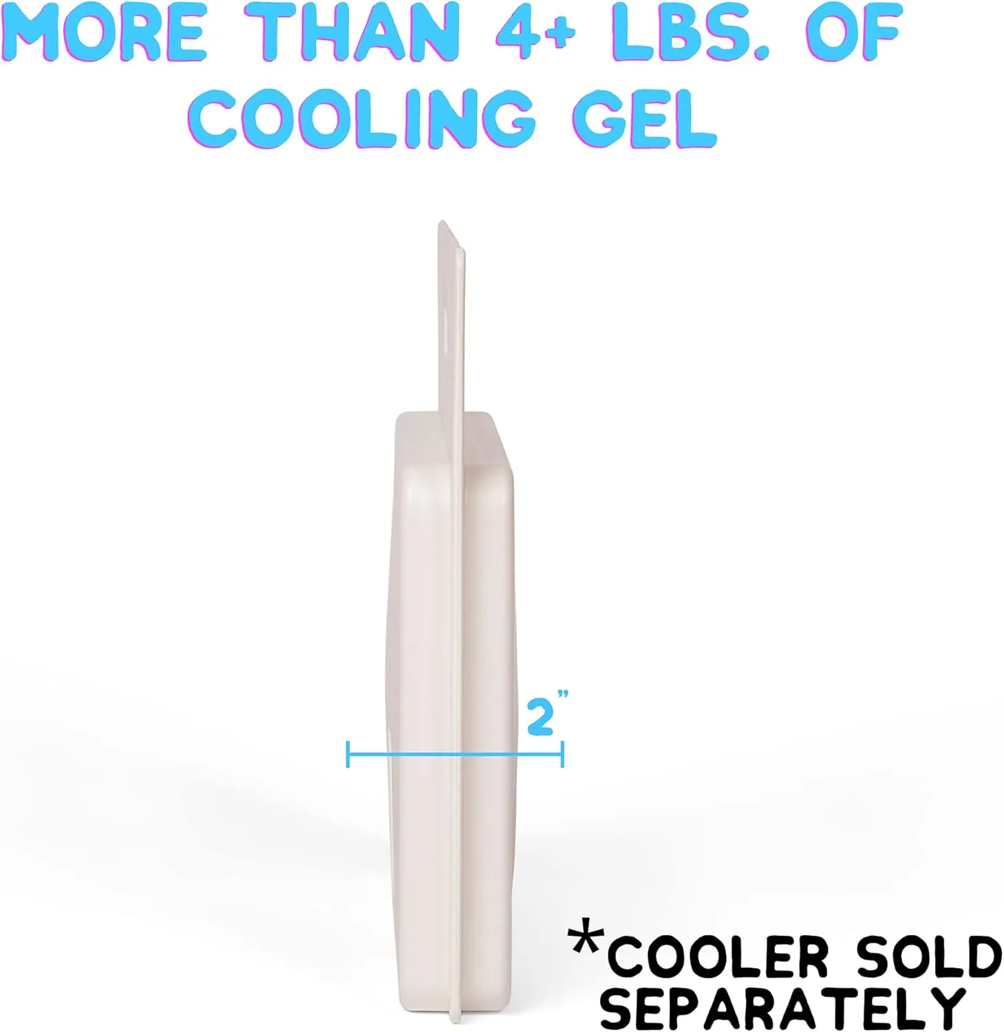 Ice Pack Divider for YETI Tundra Coolers - Multiple Sizes to Fit The YETI Haul, 35, 45 - YETI Cooler Accessories - Freezable Cooler Divider - YETI Accessories