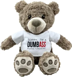 I’m Sorry Teddy Bear 10” Sitting | I Love You Im Sorry Plushie | Im Sorry Gifts for Her Stuffed Animal