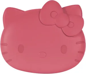 Impressions Vanity Hello Kitty Kawaii Compact Mirror with Touch Sensor Switch for Adjustable Brightness, Lighted Makeup Mirror with LED Lights and 2X Magnifying Mirror (Red)