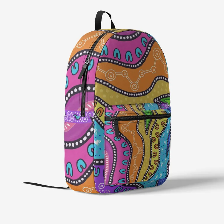 Indigenous designed Retro Colourful Backpack