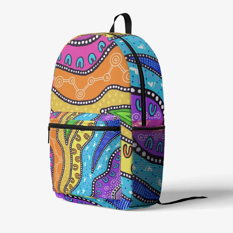 Indigenous designed Retro Colourful Backpack