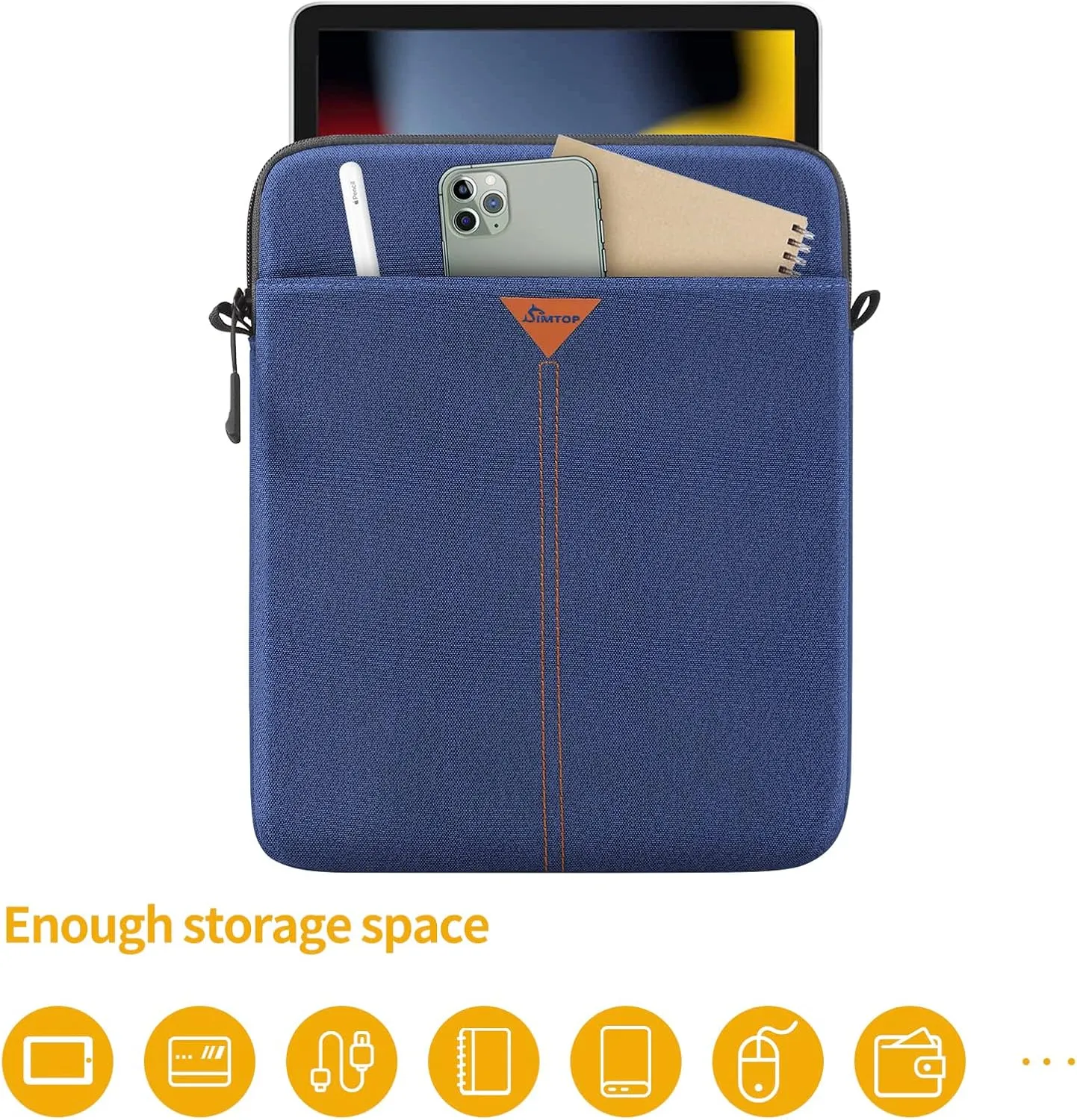 iPad Pro 11-inch Tablet Sleeve Bag - Compatible with iPad Pro, Air, Samsung Galaxy Tab S9 /S9, Lenovo Tab P11