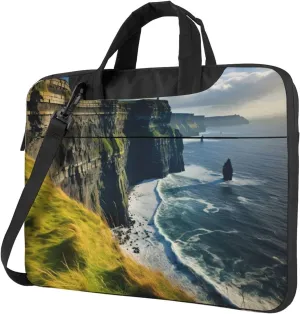 Ireland Outdoors County Clare The Cliffs Print Versatile Laptop Bag Men's Laptop Case & Womenâ€™s Computer Bag with Shoulder Strap