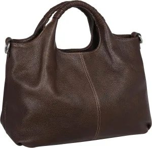 Iswee Genuine Leather Top Handle Purse Satchel Bag Designer Shoulder Bag Tote Ladies Crossbody Bag for Women