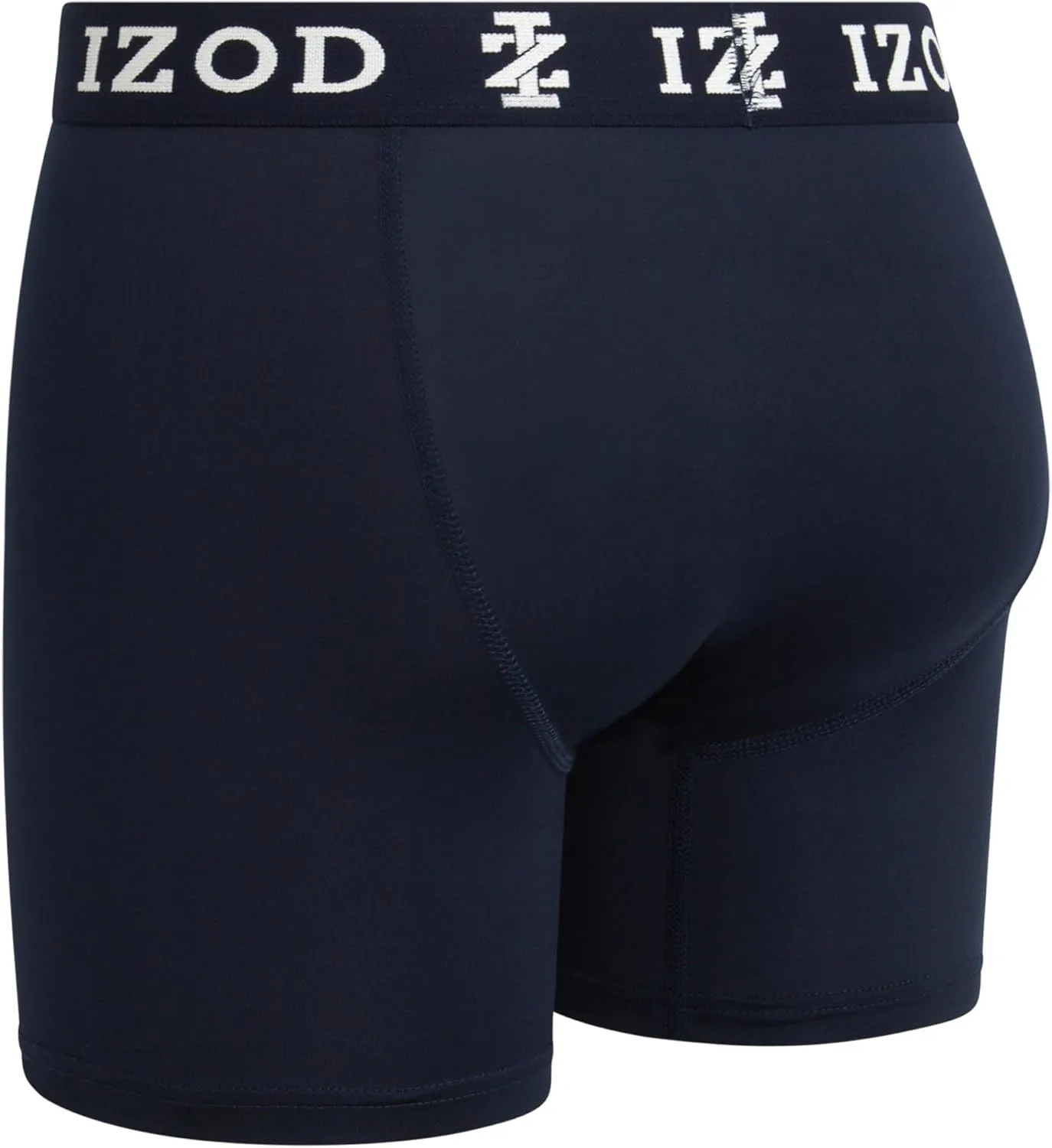 IZOD Men's Boxer Briefs - 12 Pack Ultrasoft Performance Mens Underwear Boxers - Breathable Active Sport Boxers for Men (S-XL)