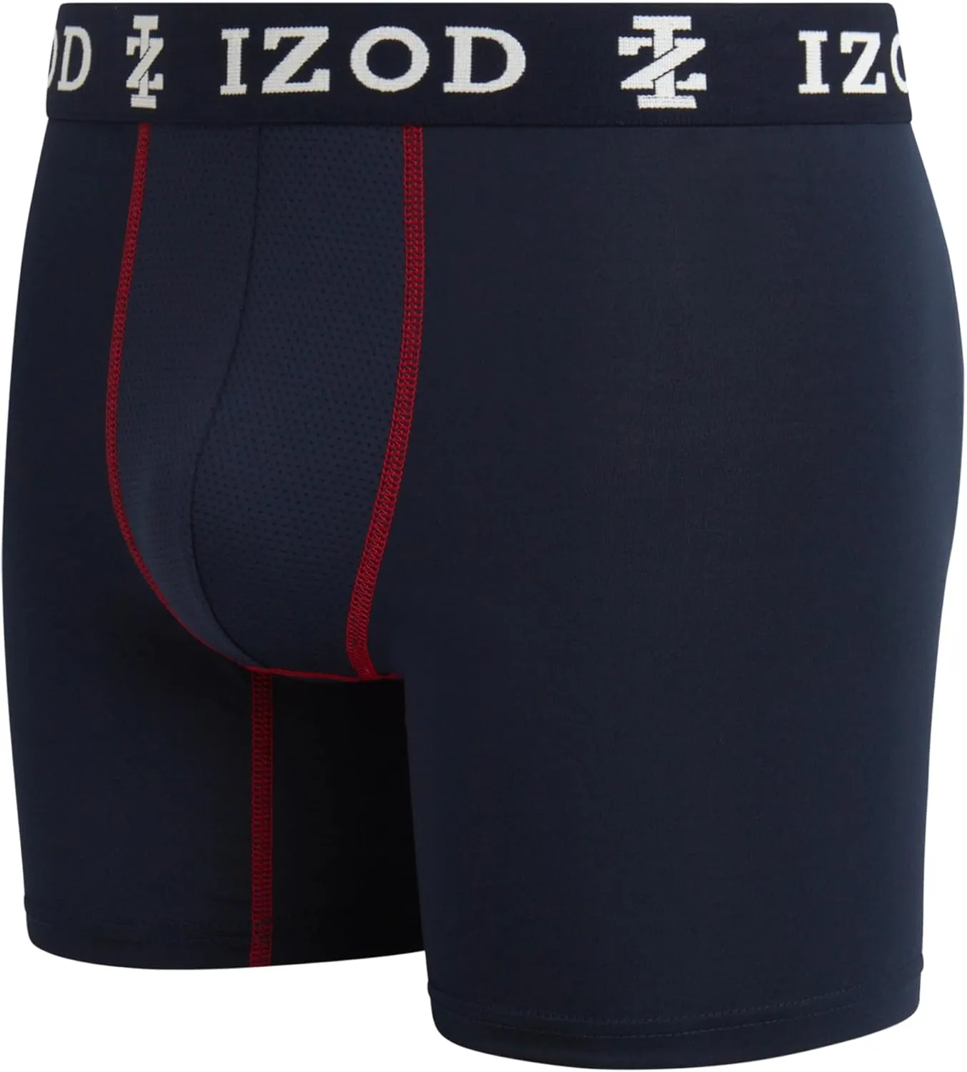 IZOD Men's Boxer Briefs - 12 Pack Ultrasoft Performance Mens Underwear Boxers - Breathable Active Sport Boxers for Men (S-XL)