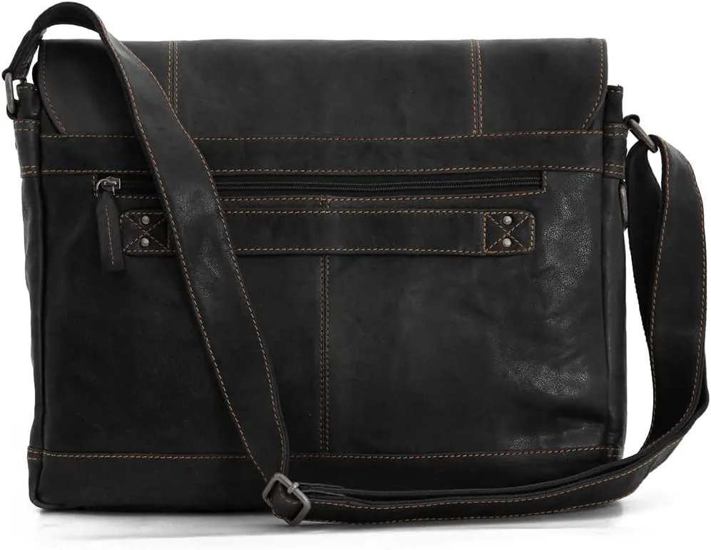Jack Georges Voyager Full-Size Messenger Bag #7315
