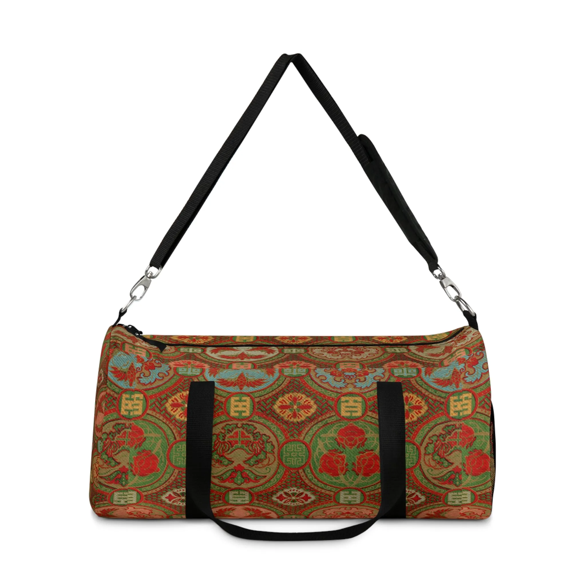 Japanese Fan Pattern II by G.A. Audsley Duffle Bag