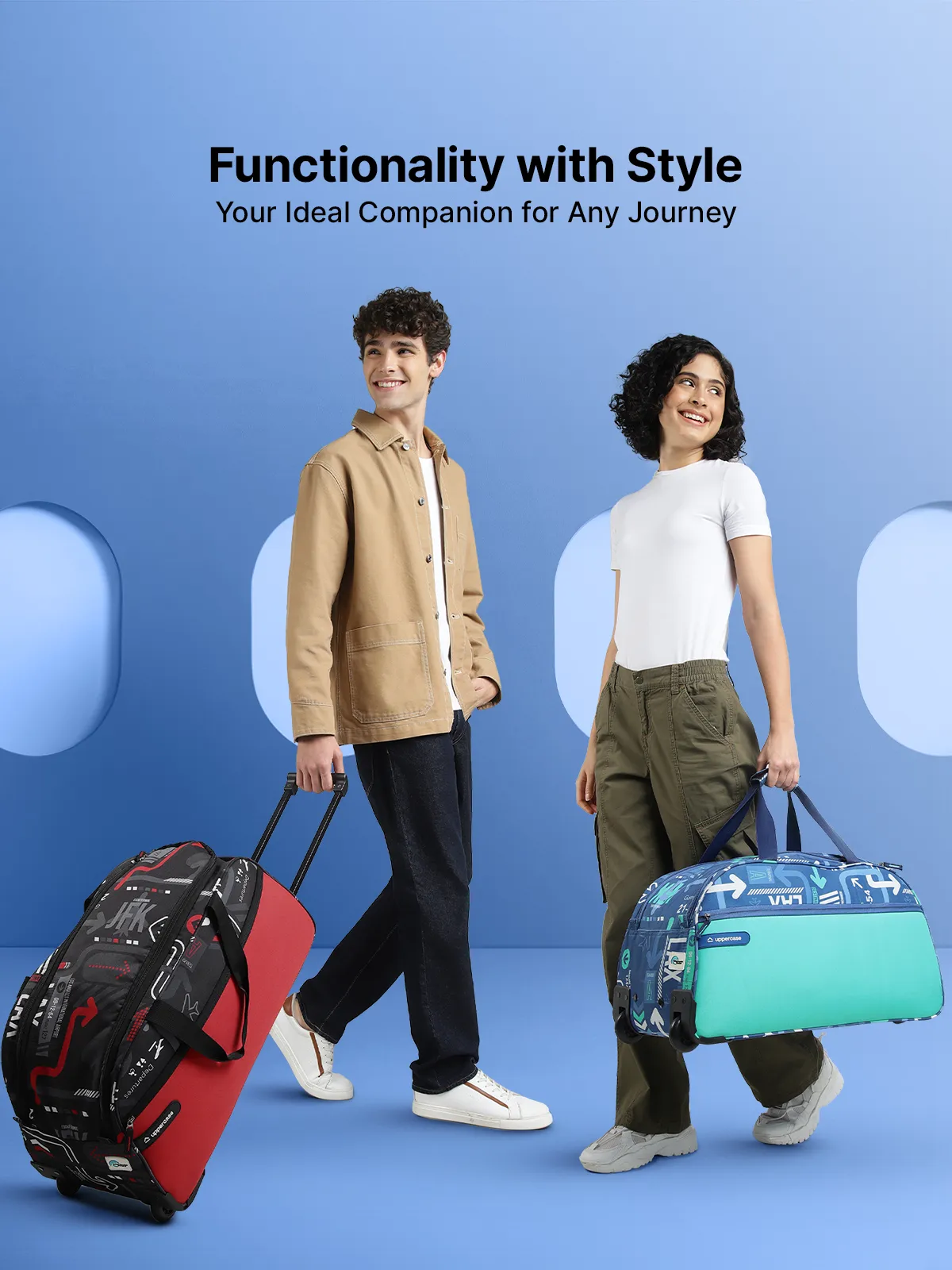 JFKT Denim Blue Large Duffle