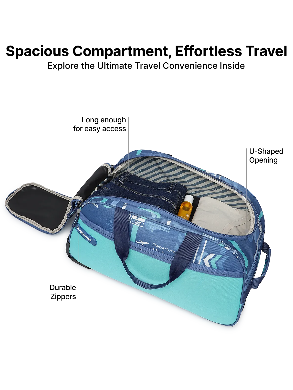 JFKT Denim Blue Large Duffle
