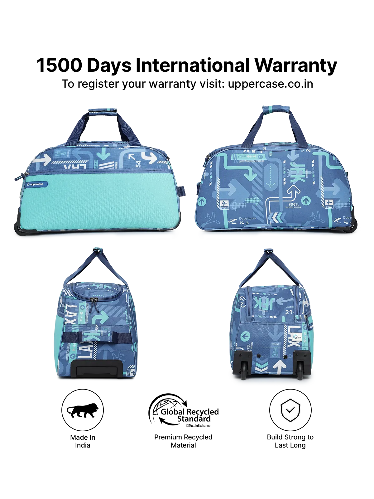 JFKT Denim Blue Large Duffle
