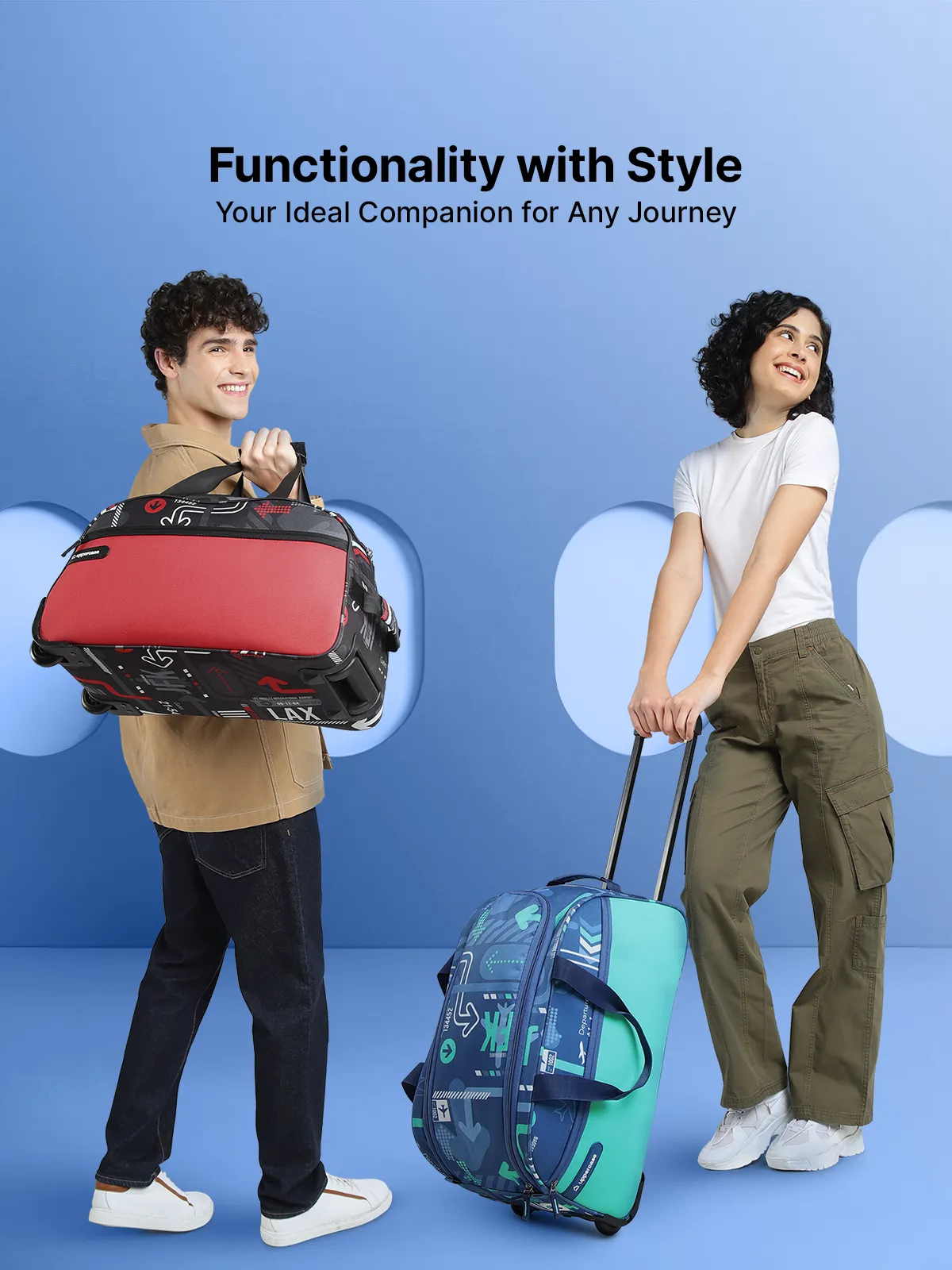 JFKT Denim Blue Small Duffle