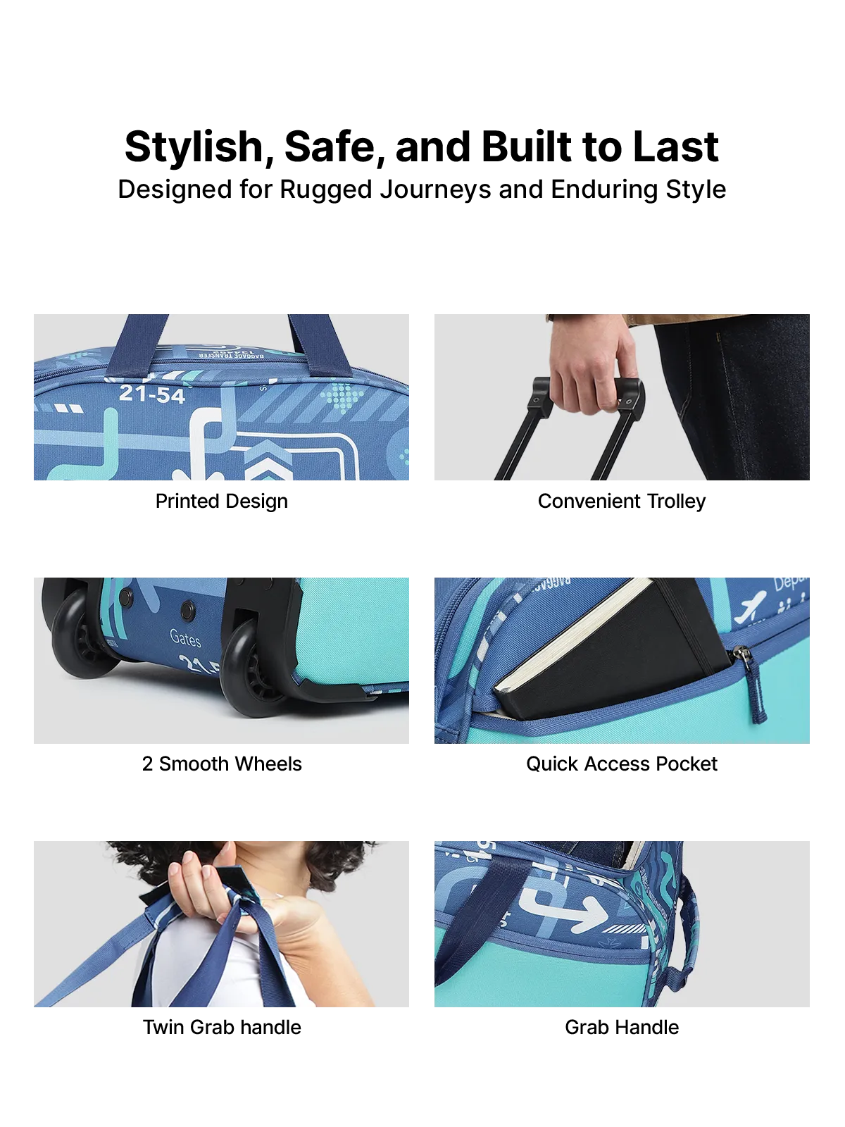 JFKT Denim Blue Small Duffle