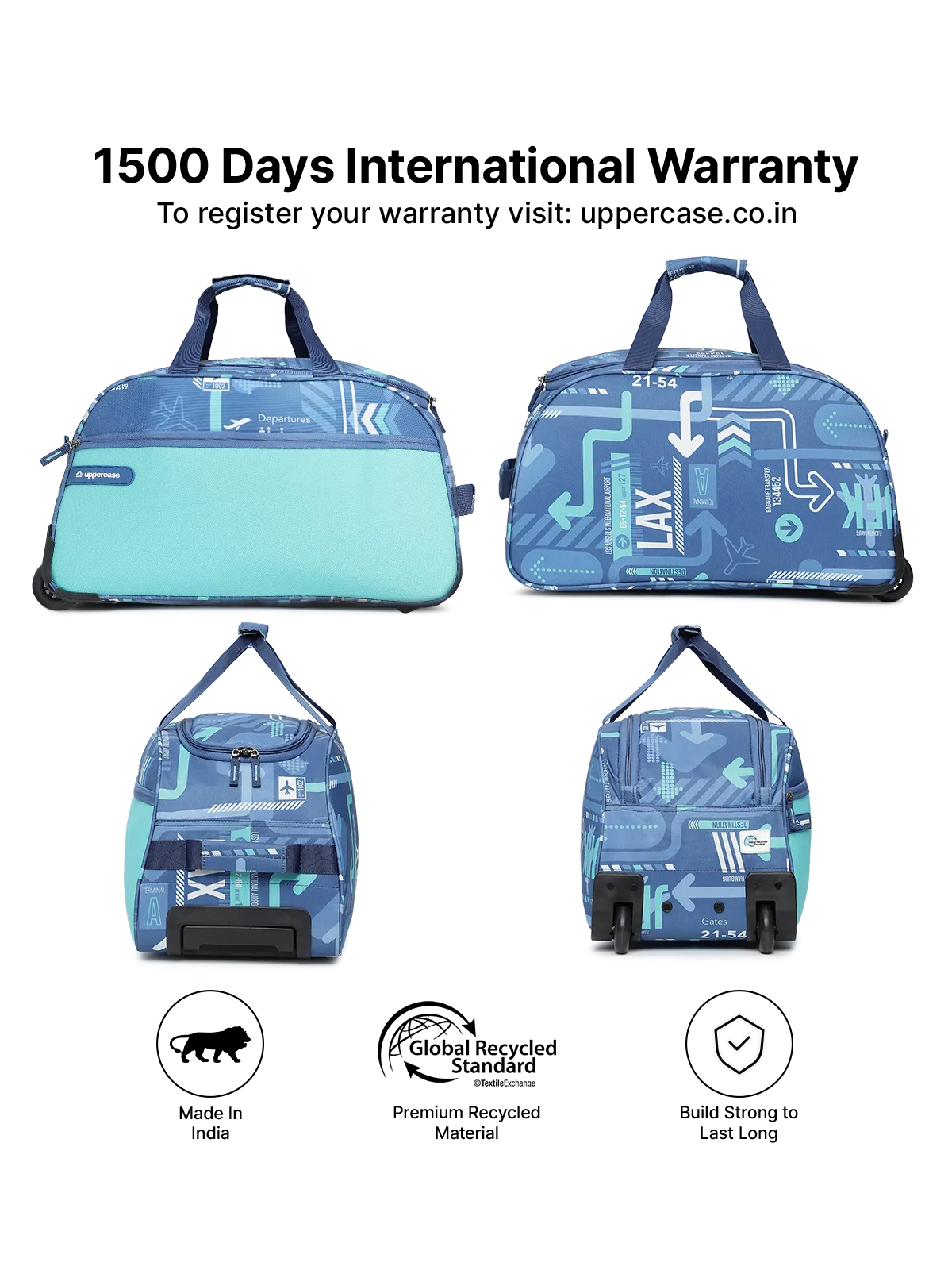 JFKT Denim Blue Small Duffle
