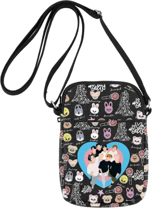 JNIAP K-Pop Stay Crossbody Bag K-Pop Stay Gifts K-Pop Stay Travel Purse Stay Merchandise Stay Shoulder Bag