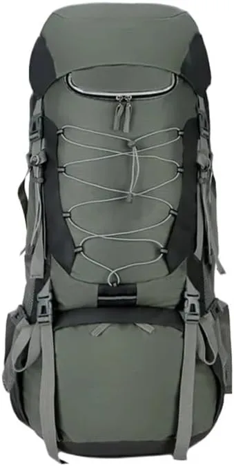 JSEIAJB 75L Camping Backpack Travel Sport Bag with Rain Cover Climbing Mountaineering Trekking Outdoor Rucksack Hiking Bag