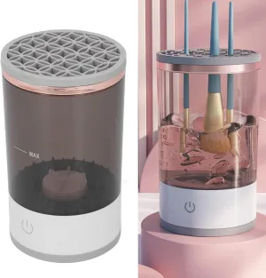JUOPZKENN Makeup Brush Cleaner, Electric Makeup Brush Cleaner Machine, Automatic Cosmetic Brush Cleaner Spinner Machine Makeup Brush Tools Beauty Makeup Brushes Set, Gift for Women Wife Girlfriend