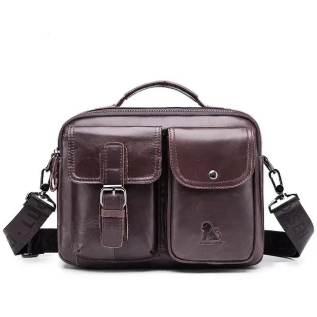 Justin | Classic Messenger Bag with Multi-Compartment Design