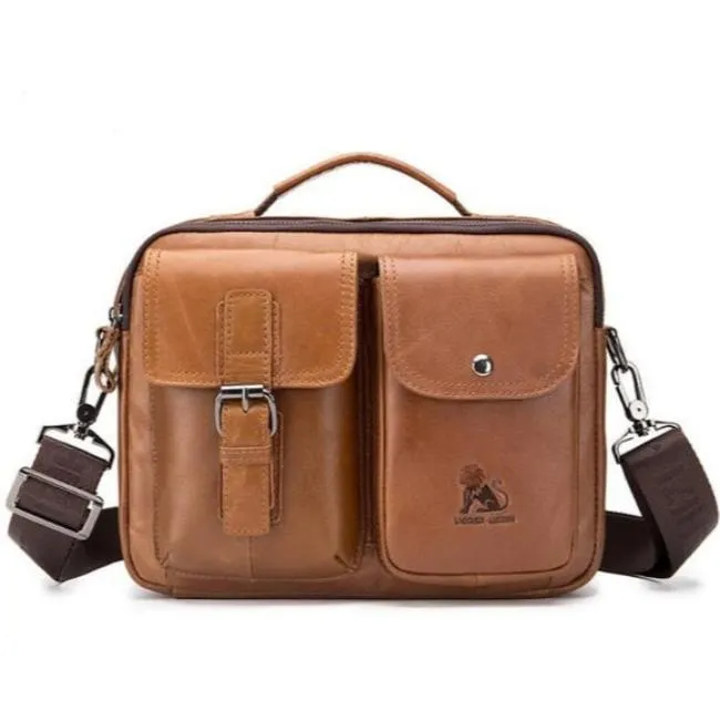 Justin | Classic Messenger Bag with Multi-Compartment Design
