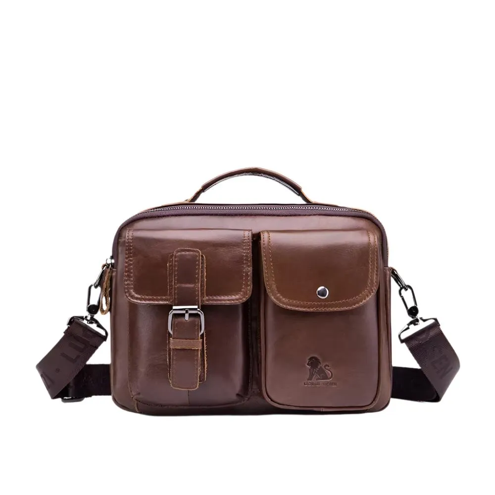 Justin | Classic Messenger Bag with Multi-Compartment Design