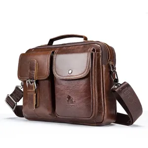 Justin | Classic Messenger Bag with Multi-Compartment Design