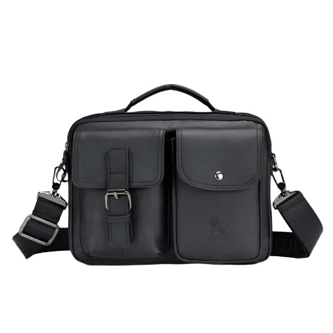 Justin | Classic Messenger Bag with Multi-Compartment Design