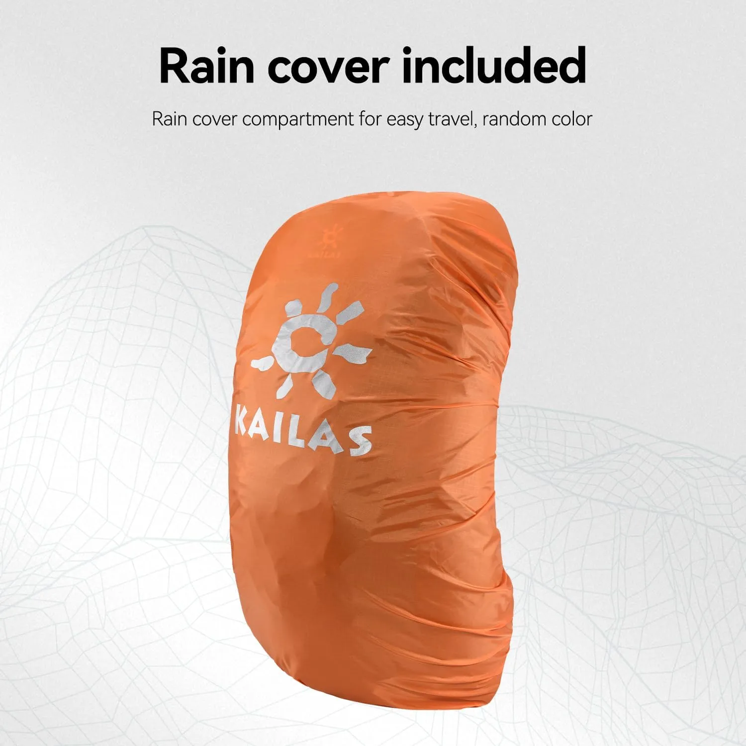 KAILAS Q-WIND II 28L Hiking Daypack Waterproof Lightweight Backpack with Rain Cover for Men Women Travel Outdoor