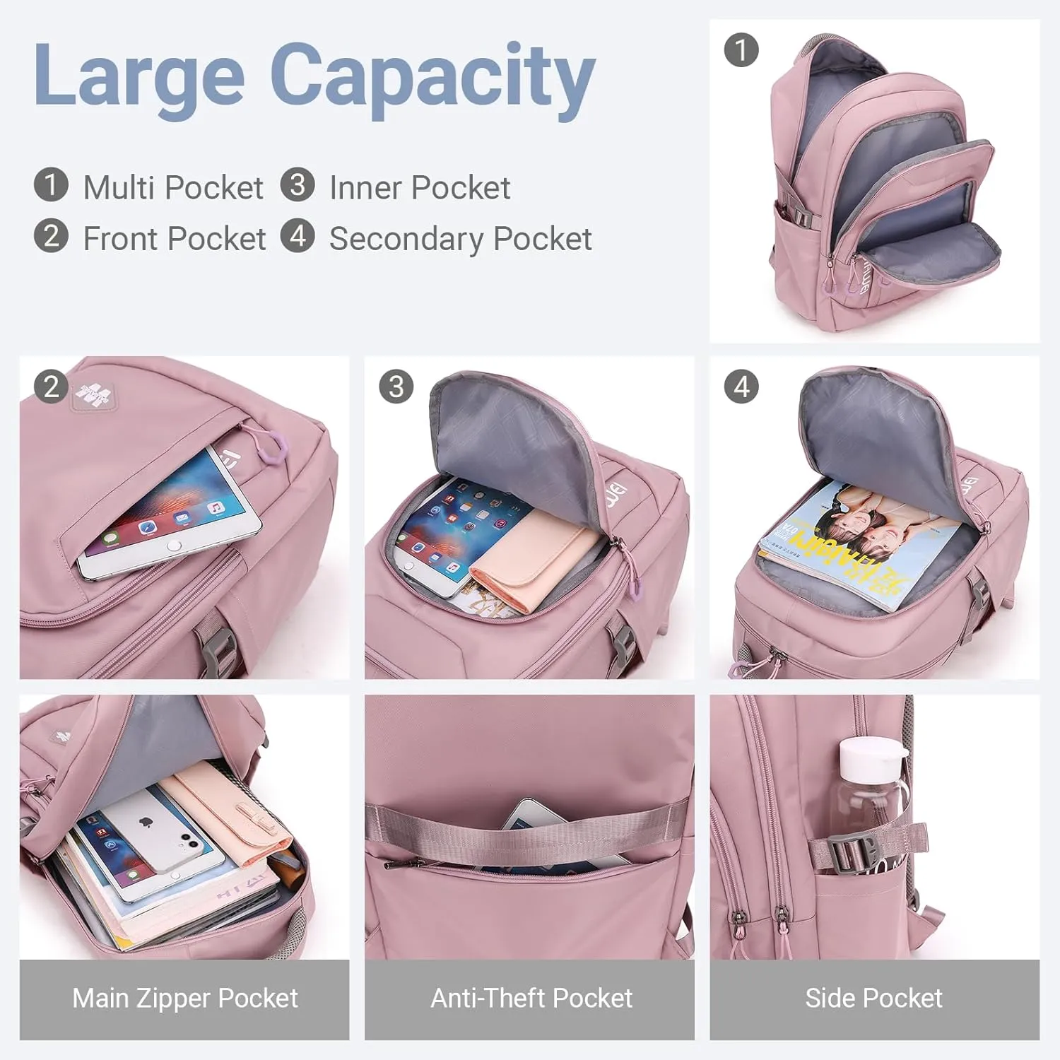 Kids Backpacks for School Teens Girls Cute Backpack for School Bookbag Women Travel Student Large Book Bag Boys