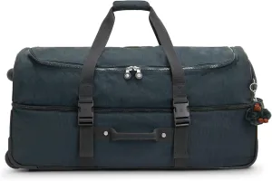 Kipling Women's Teagan L Wheeled Duffle Bag, Multifunctional, Roomy Interior, Nylon Travel Suitcase