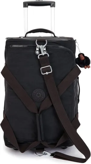 Kipling Women's Teagan US Wheeled Duffle Bag, Lightweight, Multifunctional, Roomy Interior, Nylon Travel Suitcase