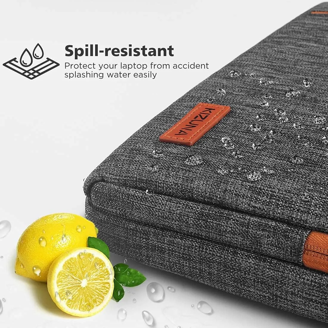 KIZUNA Laptop Bag Case 13.3 Inch Computer Shoulder Messenger Sleeve Briefcase for 13" MacBook Air/MacBook Pro 14 M2 Pro/M1 MAX/14 Lenovo ThinkPad X1 Carbon/IdeaPad Flex 5i /Huawei,Brown