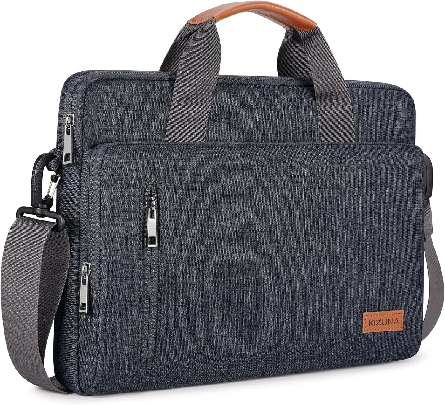 KIZUNA Laptop Bag Case 13.3 Inch Computer Shoulder Sleeve Briefcase For 14" MacBook Pro M3 2023/M2 M1 Max /13.6" New MacBook Air M2/14 Yoga Slim 7x/14.5" XPS 14/Latitude 5450,Dark Grey