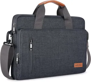 KIZUNA Laptop Bag Case 13.3 Inch Computer Shoulder Sleeve Briefcase For 14" MacBook Pro M3 2023/M2 M1 Max /13.6" New MacBook Air M2/14 Yoga Slim 7x/14.5" XPS 14/Latitude 5450,Dark Grey